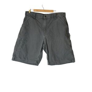 Carhartt Men’s Gray Cargo Heavy Duty Shorts- Size 38